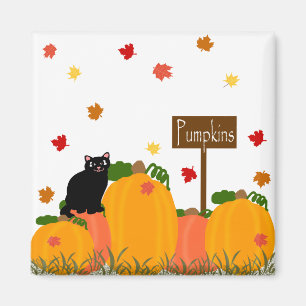 Pumpkin patch sign magnet