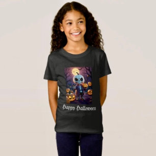 Pumpkin Patch Skeleton Companion T-Shirt