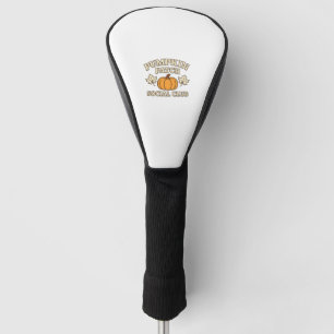 Pumpkin Patch Social Club – Cosy Autumn Aesthetic Golf Head Cover