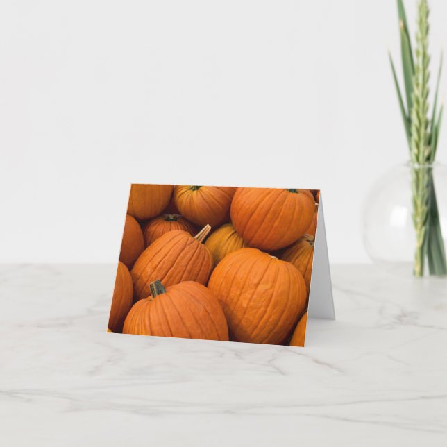 Pumpkin Patch Thank You Card (Front)