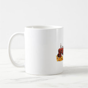 Pumpkin Patch Tractor Fall Harvest Art Coffee Mug