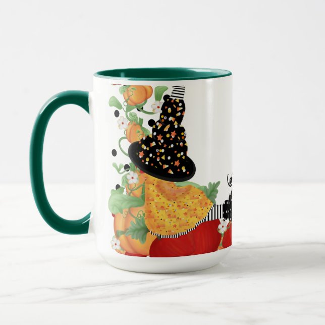 Pumpkin Patch Witch Mug (Left)
