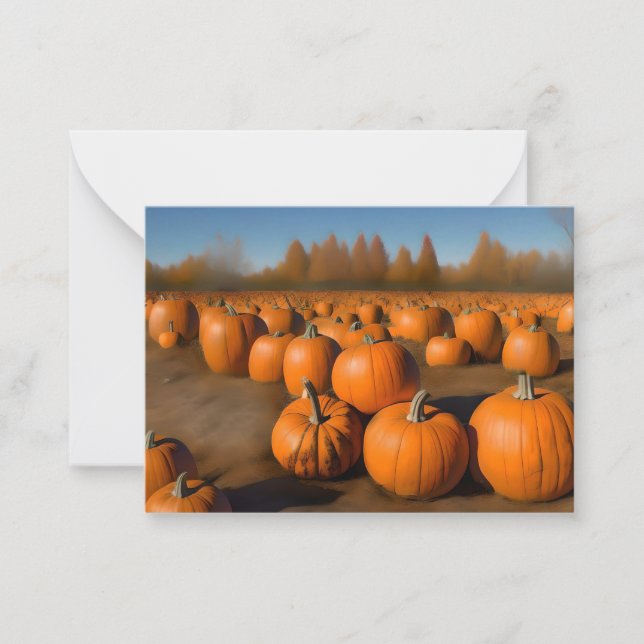 PUMPKIN PATCH WITH FOREST CARD (Front)