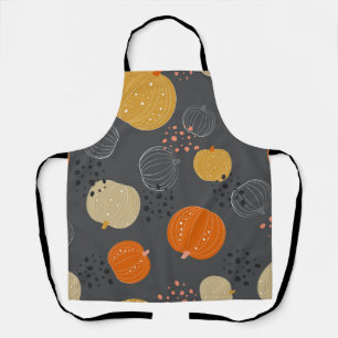 Pumpkin pattern apron