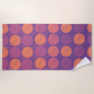 Pumpkin Pattern Beach Towel