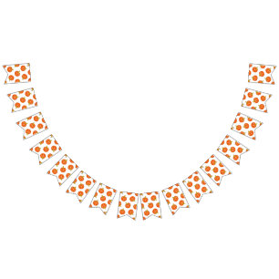 Pumpkin pattern bunting