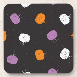 Pumpkin pattern coaster
