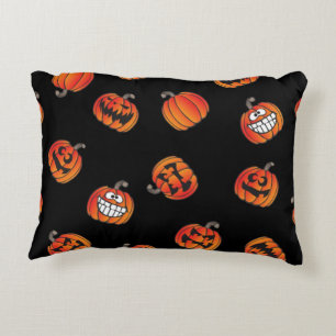 Pumpkin pattern decorative cushion