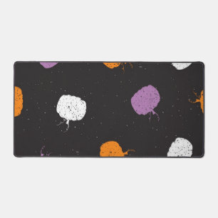 Pumpkin pattern desk mat