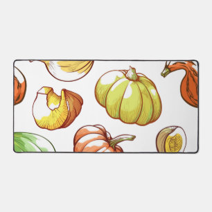 Pumpkin pattern desk mat