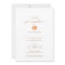 Pumpkin Pattern Fall Baby Shower | Invitation