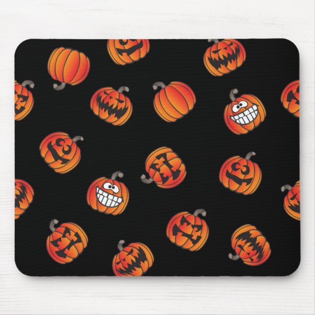 Pumpkin pattern mouse mat (Front)