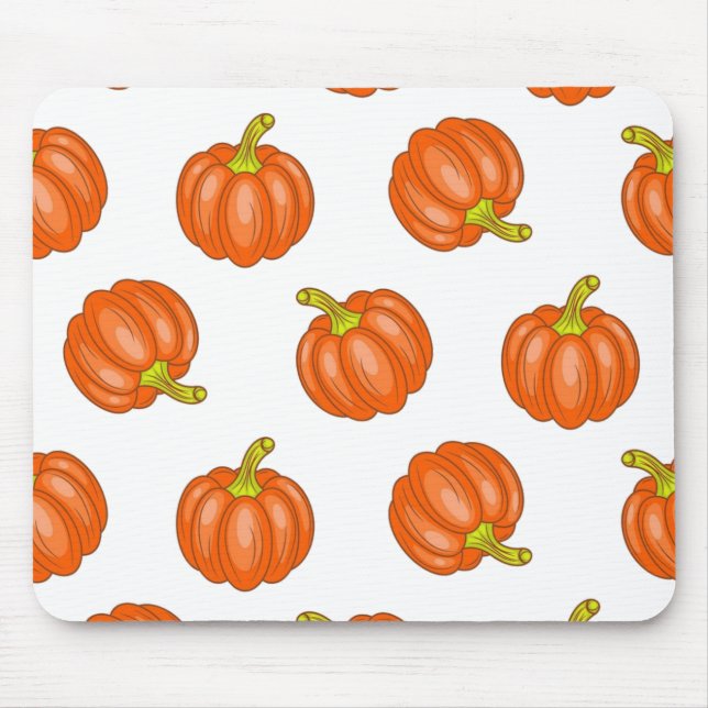 Pumpkin pattern mouse mat (Front)