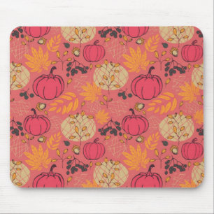 Pumpkin pattern mouse mat