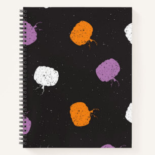 Pumpkin pattern notebook
