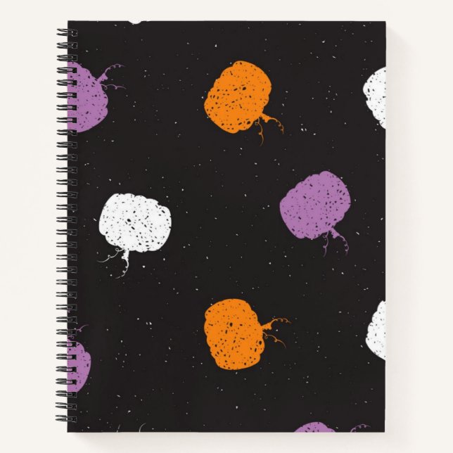 Pumpkin pattern notebook (Front)