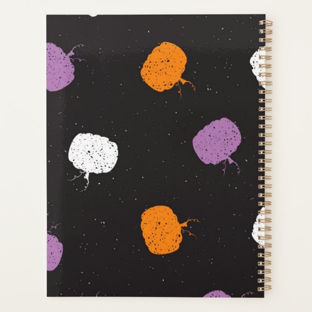 Pumpkin pattern planner (Back)