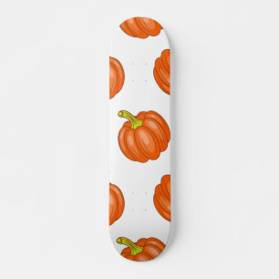 Pumpkin pattern skateboard
