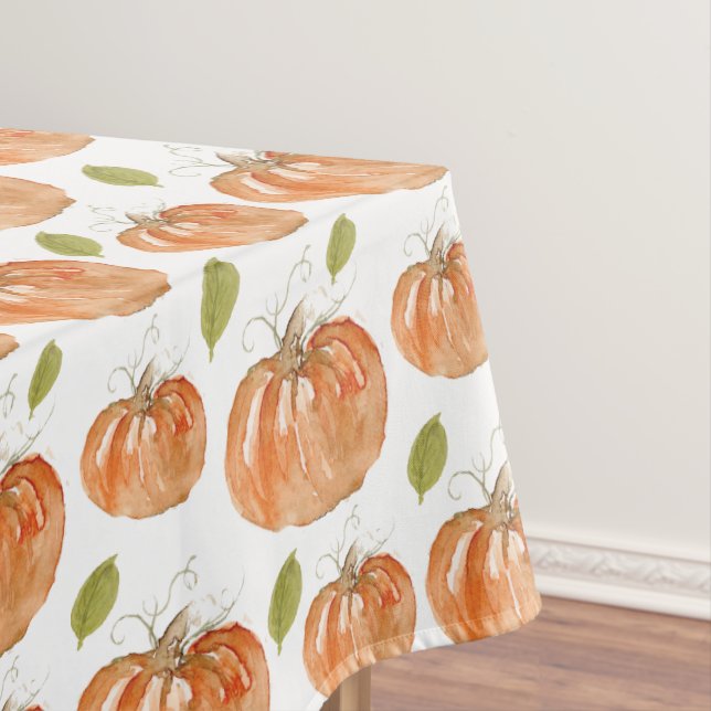 Pumpkin Pattern Tablecloth (In Situ)