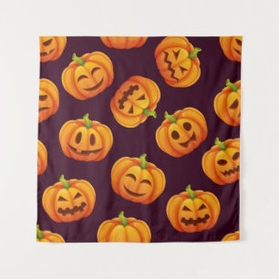 Pumpkin pattern tapestry