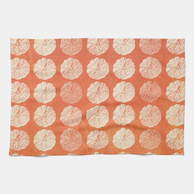 Pumpkin Pattern Towels (Horizontal)