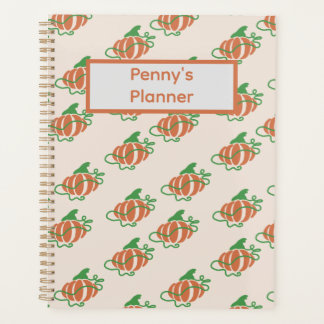 Pumpkin Personalised Planner