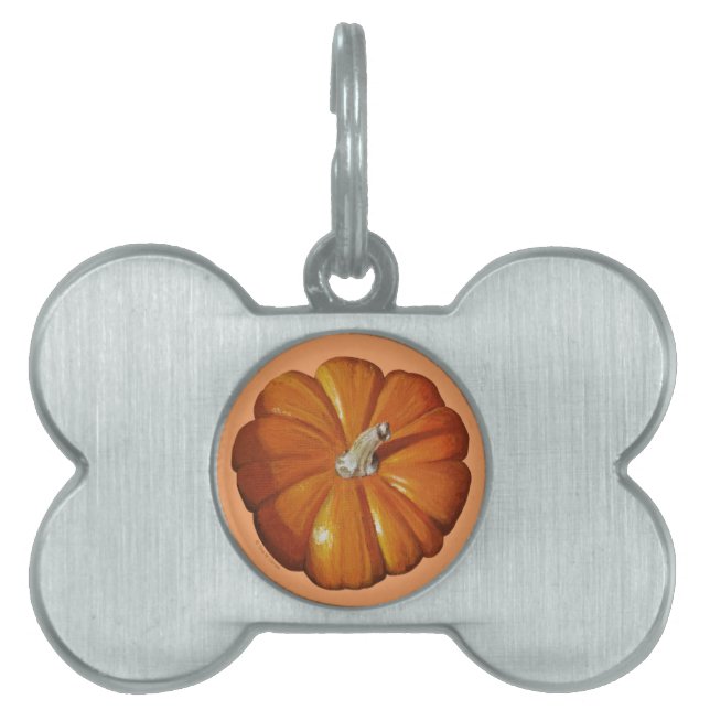 Pumpkin Pet Tags (Front)
