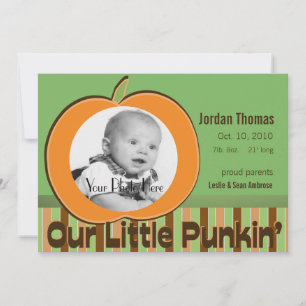 Pumpkin Photo Announcement
