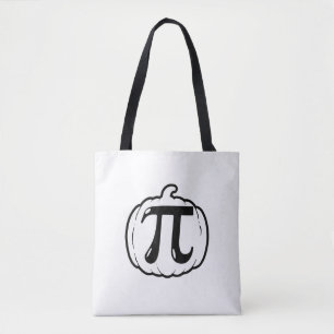 Pumpkin Pi Funny Math Halloween & Thanksgiving Pum Tote Bag