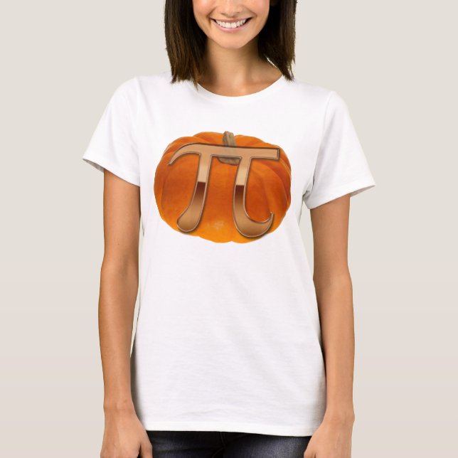Pumpkin Pi Funny Math-lover's T-Shirt (Front)