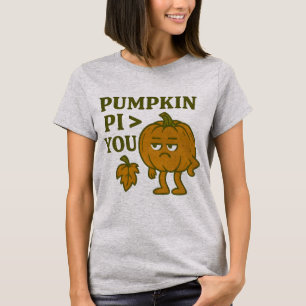 Pumpkin Pi Greater Than You T-Shirt Funny Math P