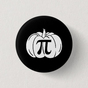 Pumpkin Pi Halloween 3 Cm Round Badge