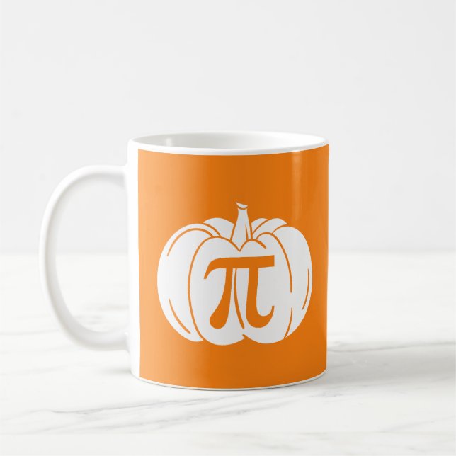 Pumpkin Pi Halloween Coffee Mug (Left)