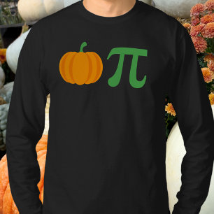 Pumpkin Pi Math Long Sleeve Tshirt