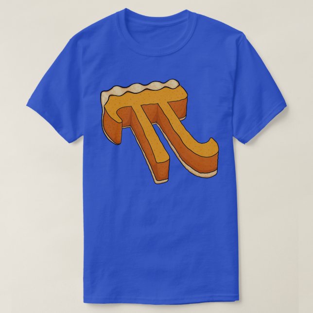 Pumpkin Pi Pie Halloween Math Geeks Math Teacher P T-Shirt (Design Front)