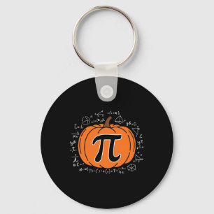 Pumpkin Pi Pie Math Teacher Funny Halloween Thanks Key Ring