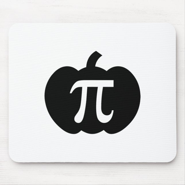 Pumpkin Pi Pie Math Teacher Halloween Funny Christ Mouse Mat (Front)