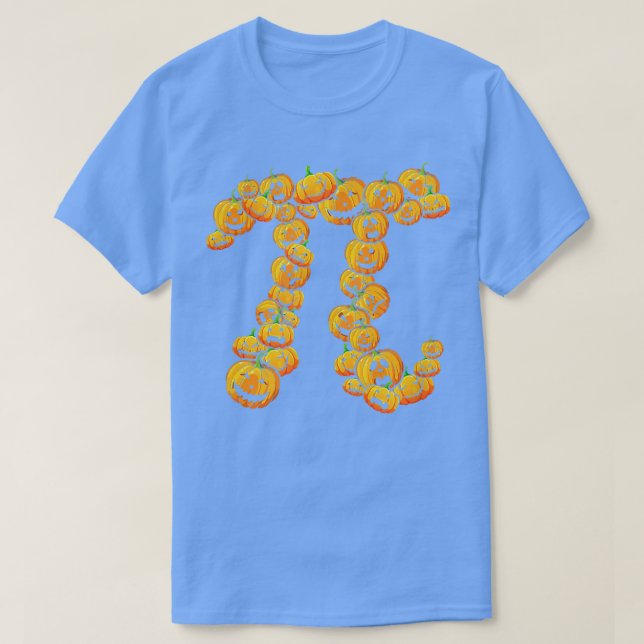 Pumpkin Pi Pie Thanksgiving Dessert Math Science  T-Shirt (Design Front)