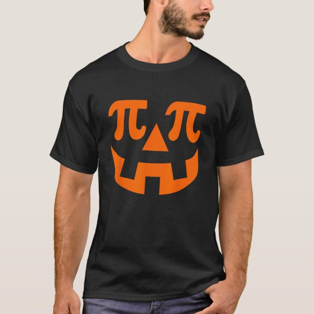 Pumpkin Pi Shirt Funny Halloween Thanksgiving Math (Front)