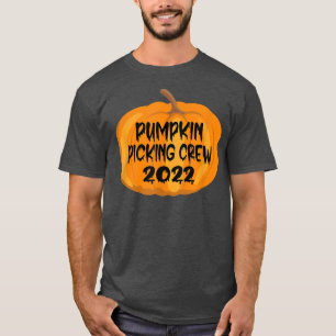 Pumpkin Picking Crew 2022 Halloween Fun T-Shirt