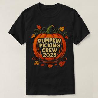 Pumpkin Picking Crew 2025 Halloween T-Shirt