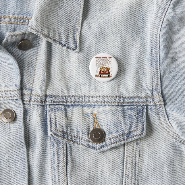 Pumpkin Picking Crew 3 Cm Round Badge (In Situ)