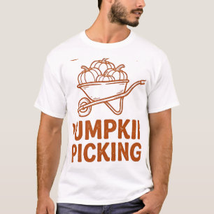 Pumpkin Picking Crew Fresh From The Field Stamp T-Shirt