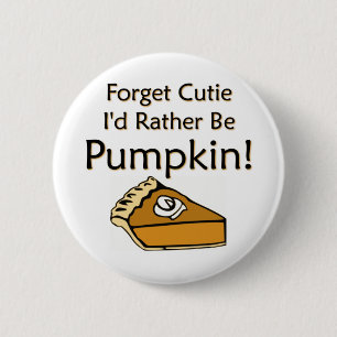 Pumpkin Pie 6 Cm Round Badge