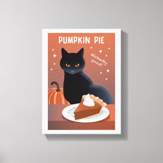 Pumpkin Pie Canvas Print (Front)
