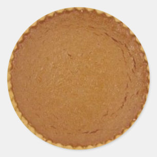 Pumpkin Pie Classic Round Sticker