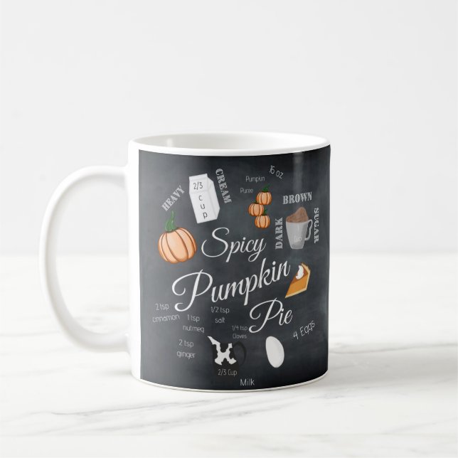 Pumpkin Pie Coffee Mug (Left)
