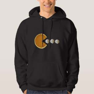 Pumpkin Pie Eating Whipped Cream Funny Boys Thanks Hoodie