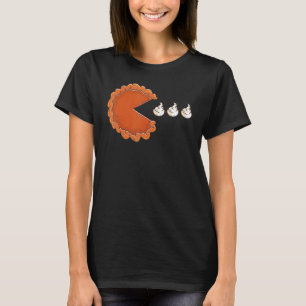 Pumpkin Pie Eating Whipped Cream Thanksgiving Day T-Shirt