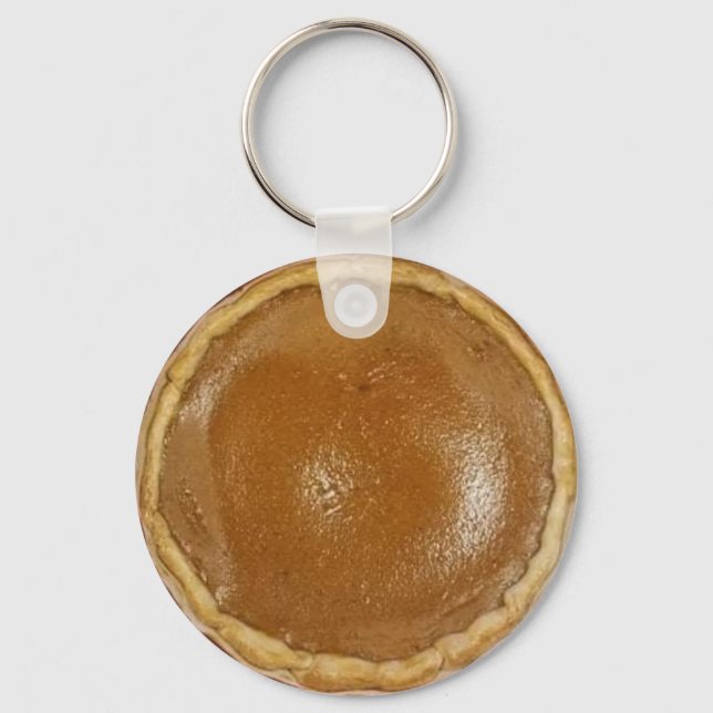 Pumpkin Pie Food Photo  Key Ring (Front)
